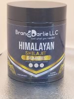 Branddarlie Pure Himalayan Shilajit Gummies with 85+ Trace Minerals & Fulvic Acid – 60 Vegan Gummies
