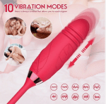 Rechargeable Massage USB Massager Relief Flower Rose Gifts for Women Waterproof - Image 4
