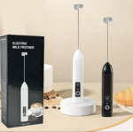 FrotheFrother/Blenders For Kitchen/]Electric Milk Frother, Handheld Rechargeable Foam Maker For Coffee, Latte, Cappuccino - Image 5
