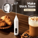 FrotheFrother/Blenders For Kitchen/]Electric Milk Frother, Handheld Rechargeable Foam Maker For Coffee, Latte, Cappuccino - Image 3